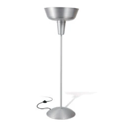 Bolichwerke Berlin Fluter Stehleuchte, 40 Cm, Höhe 140 Cm, Textilkabel Schwarz