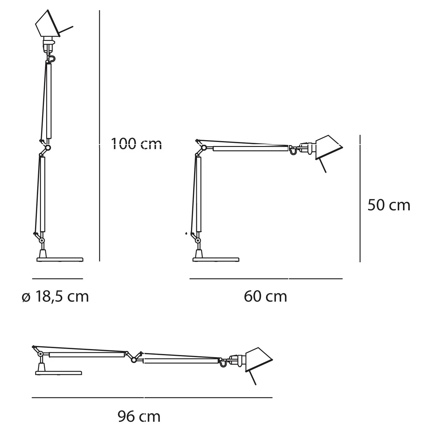 Artemide Tolomeo Midi LED Mit Tischklemme – Bild 3