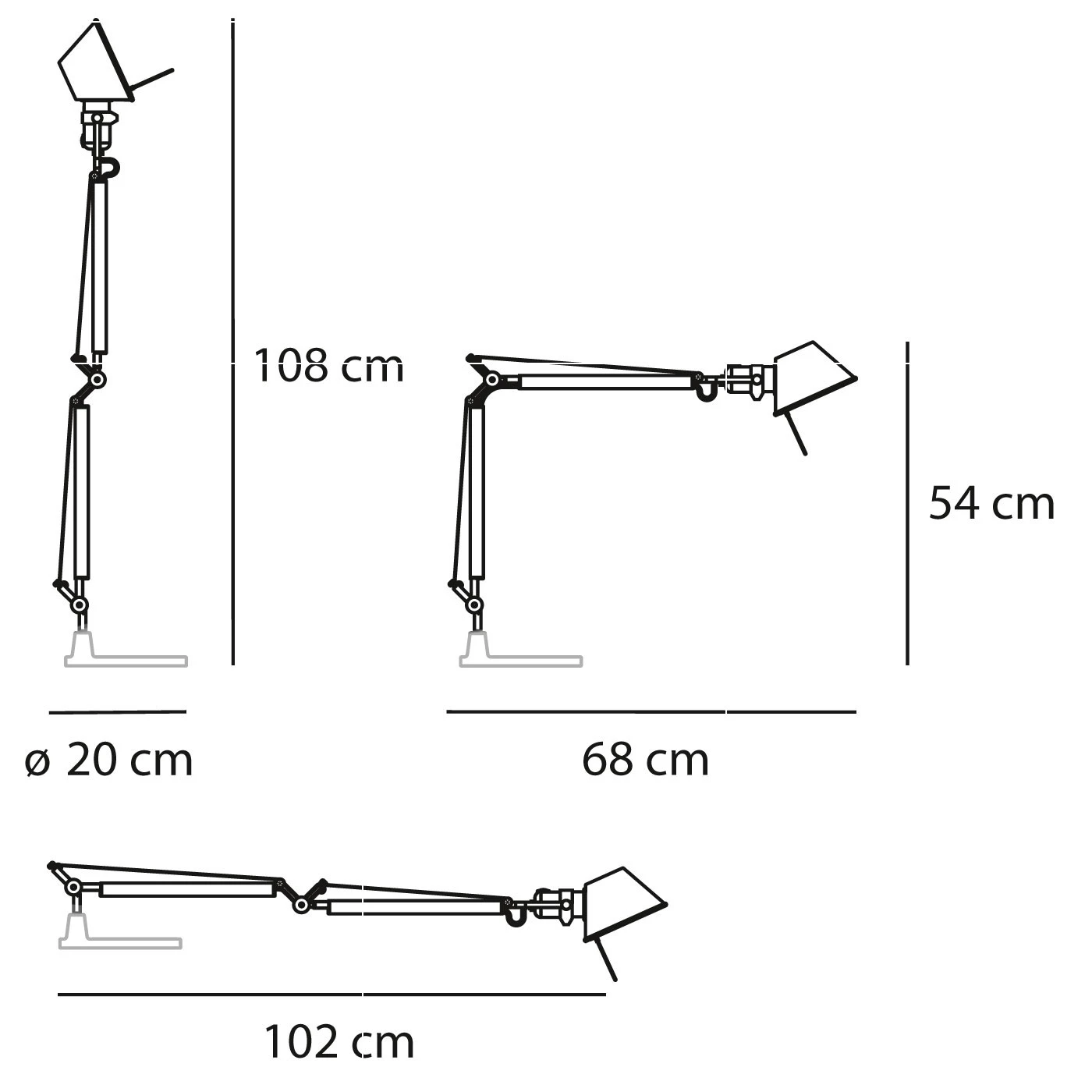 Artemide Tolomeo Mini LED Mit Tischklemme – Bild 2