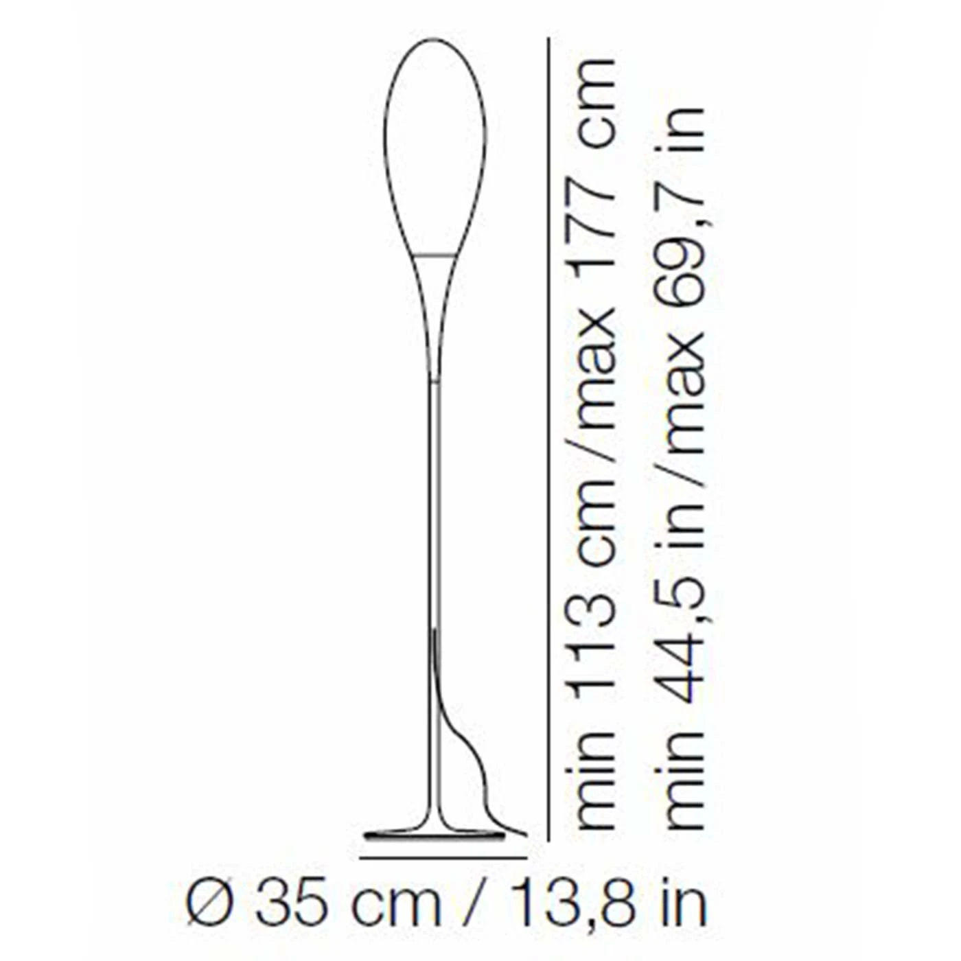 Kundalini Spillo Outdoor Floor – Bild 3