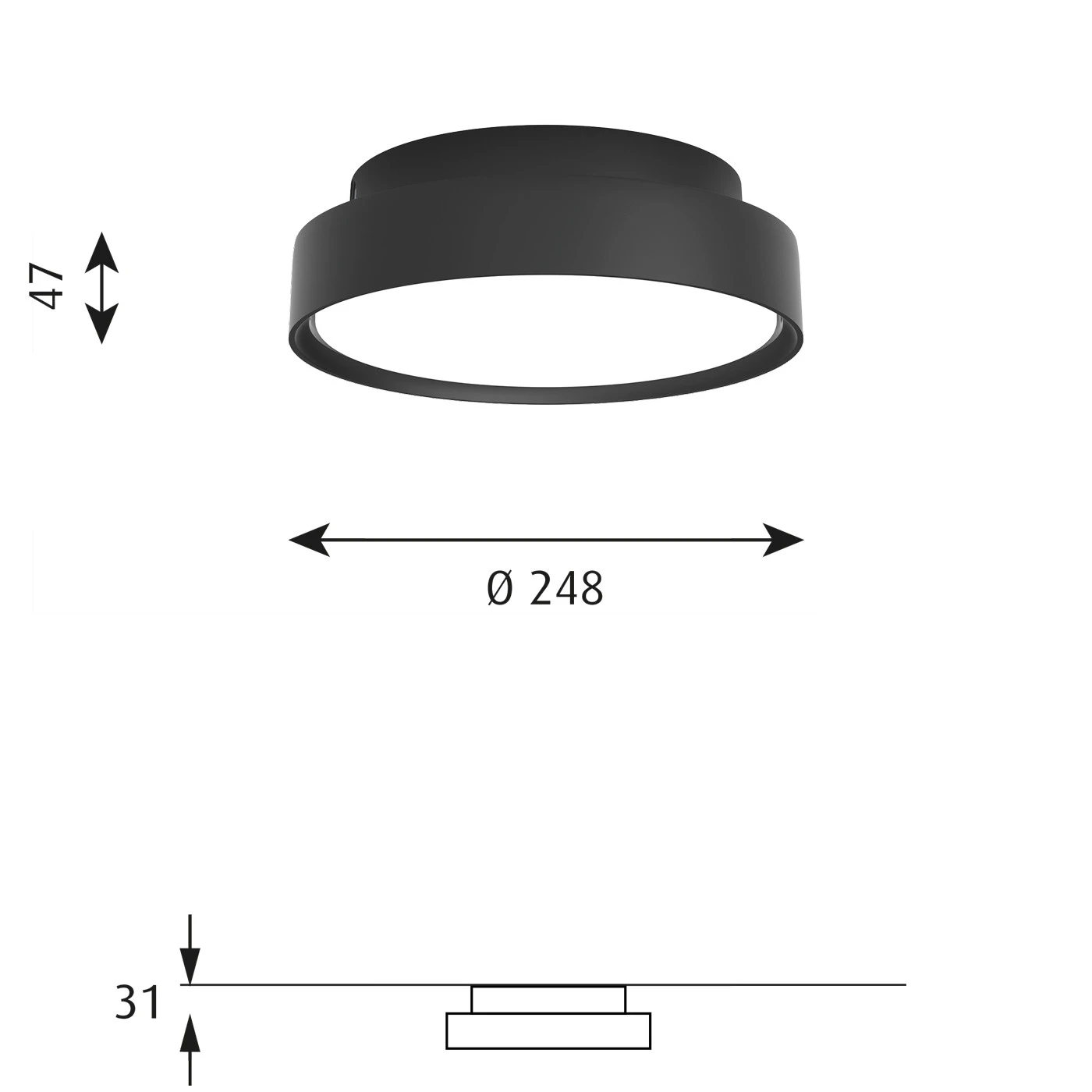 Louis Poulsen LP Slim Round 250 Surface – Bild 2