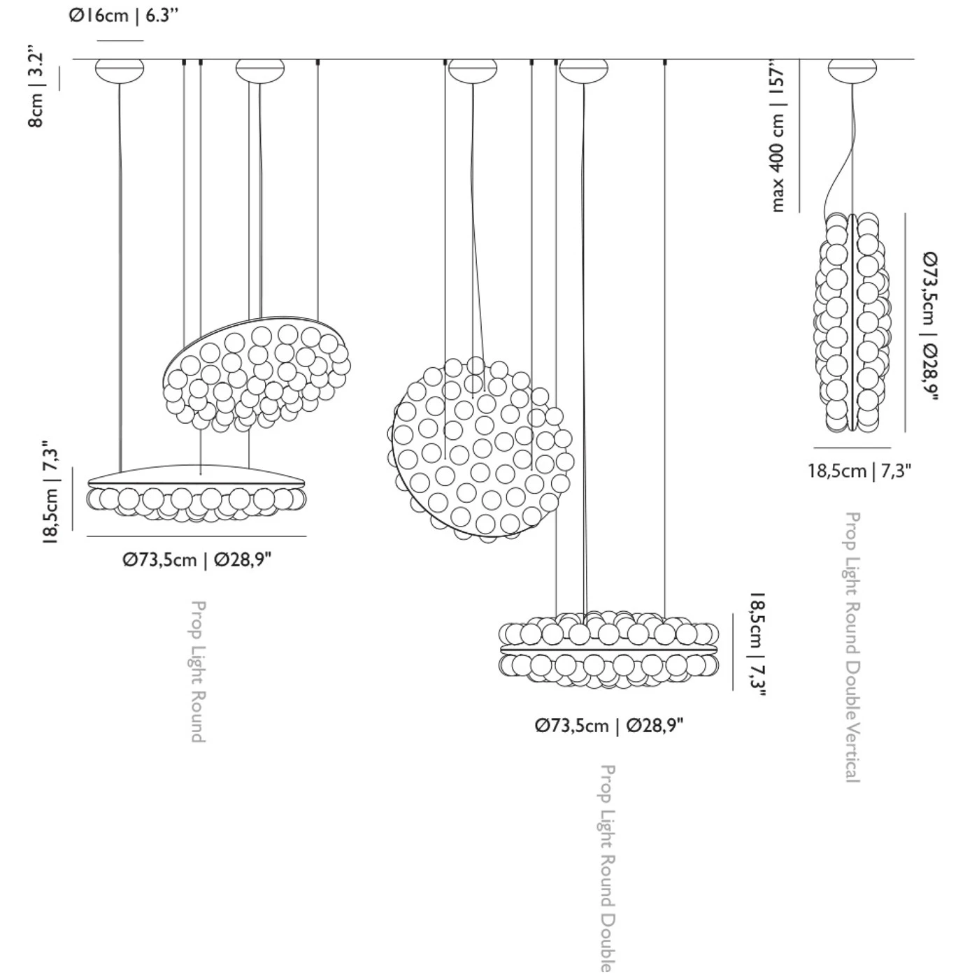 Moooi Prop Light Suspended Round – Bild 4