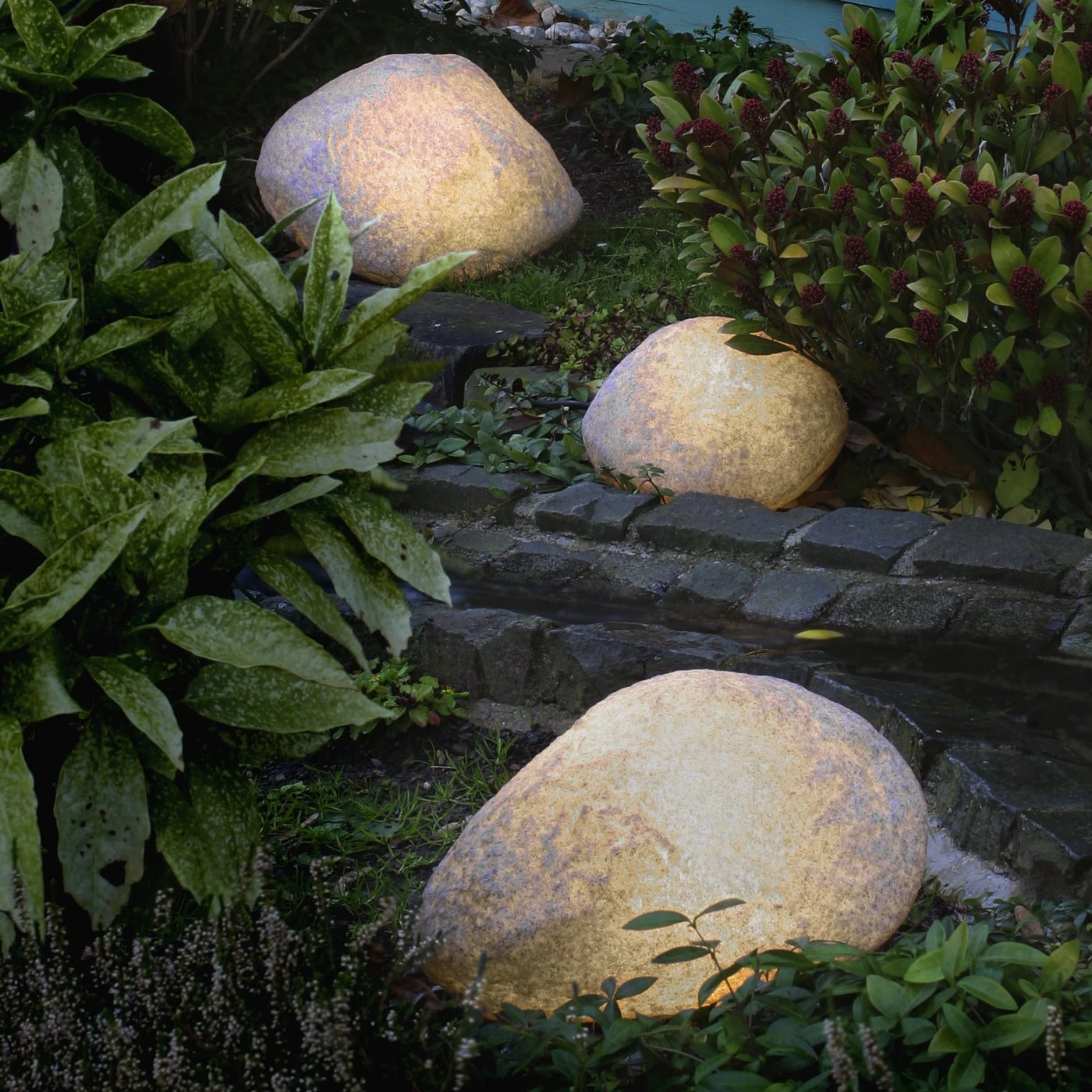 Epstein-Design Steinleuchte – Bild 3